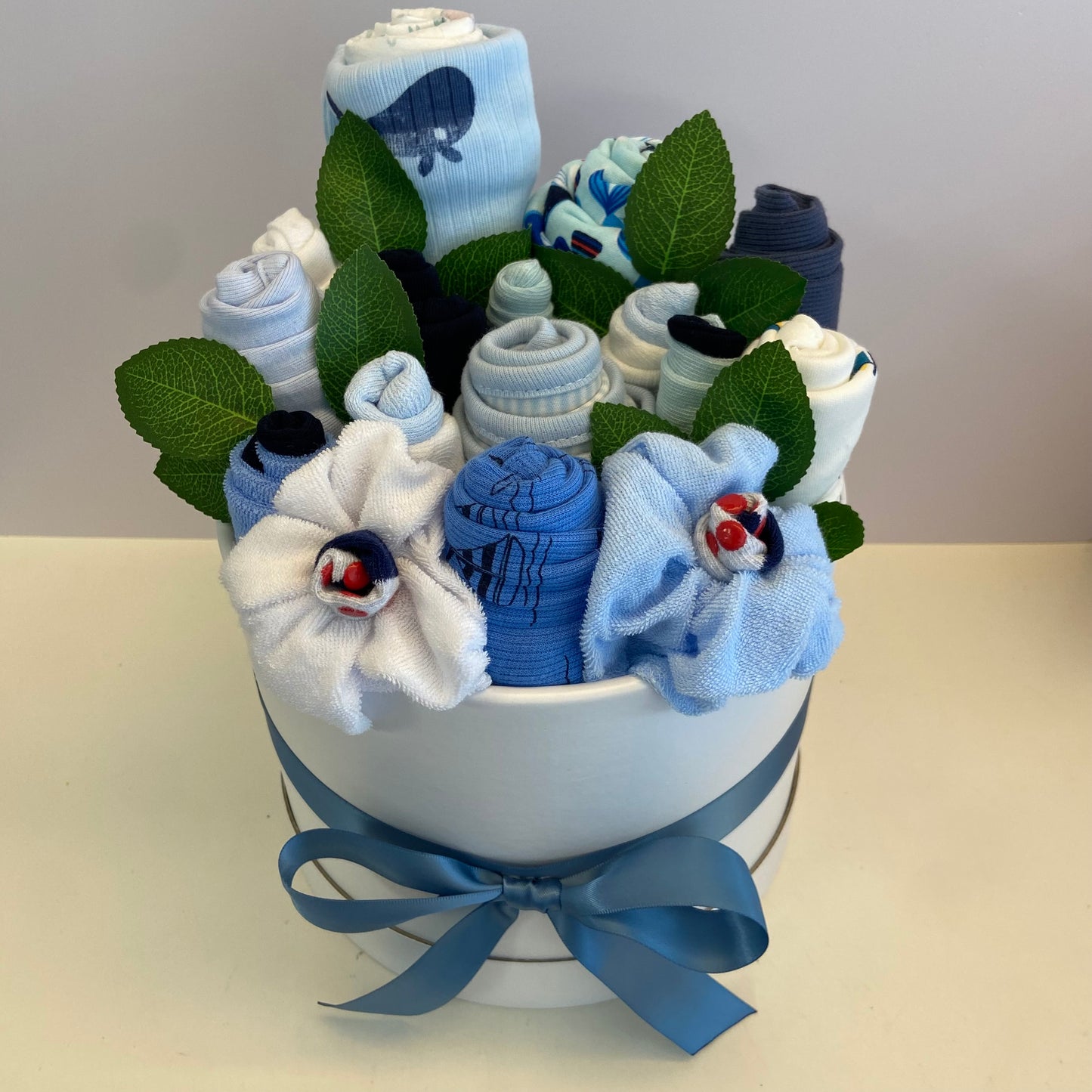 Nautical Blue Baby Bouquet