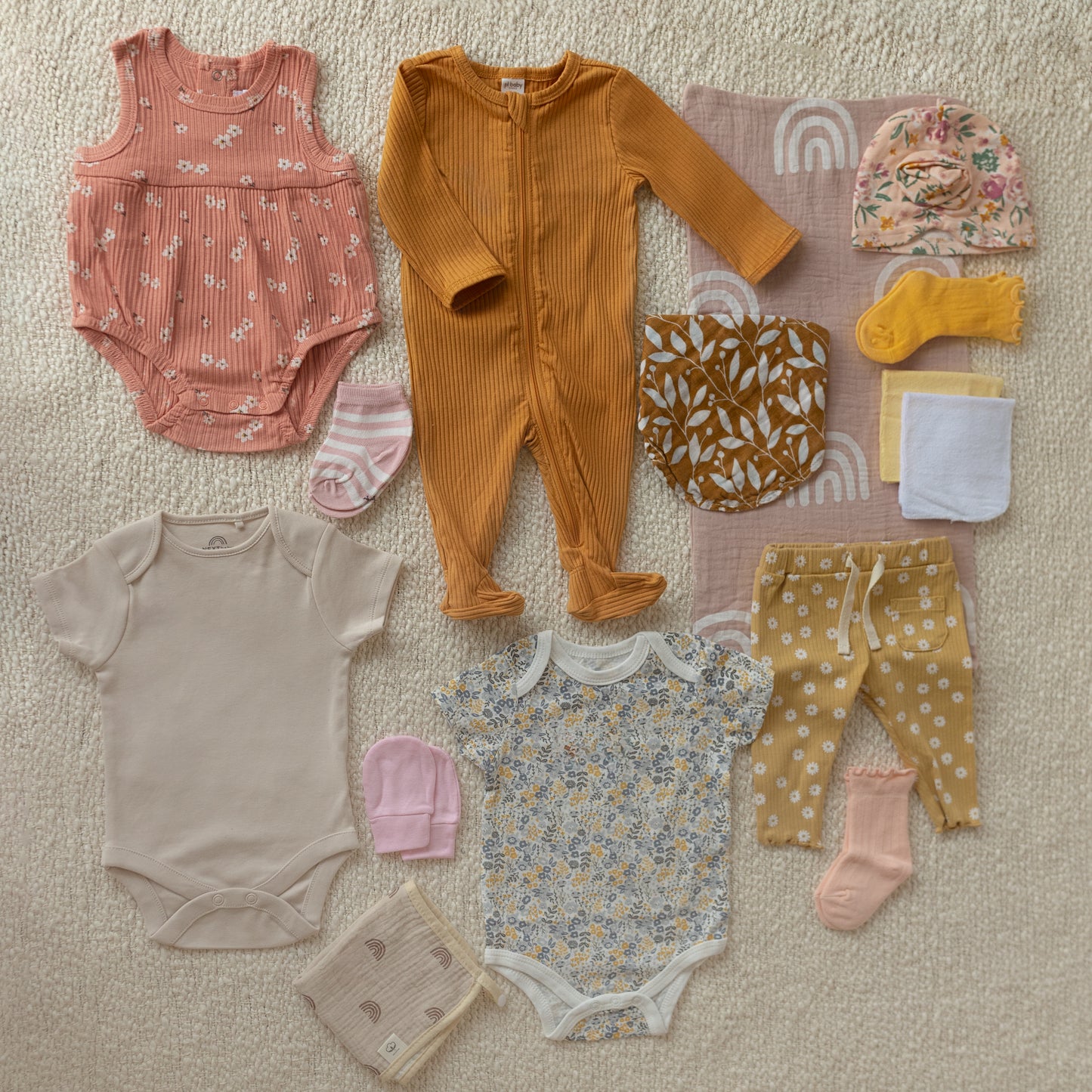 Boho Girl Baby Bouquet