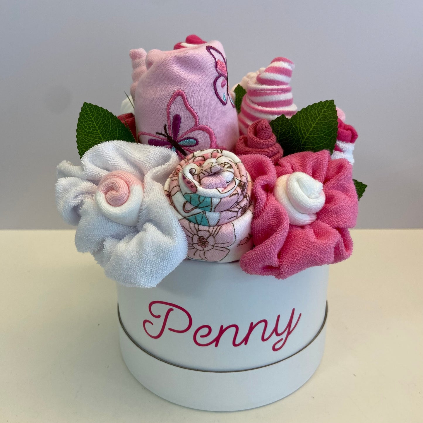 Pink Butterfly Baby Bouquet