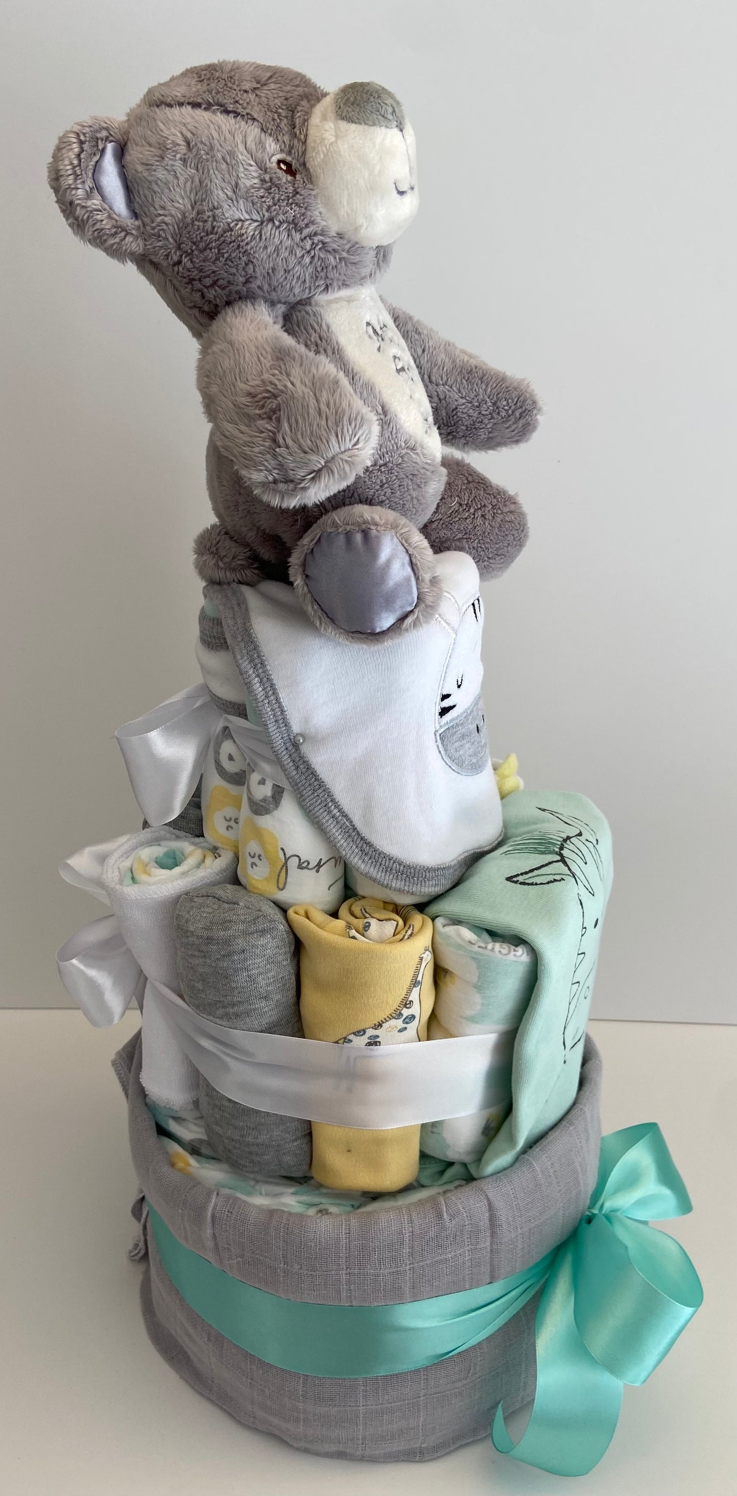 Neutral Safari Diaper Cake