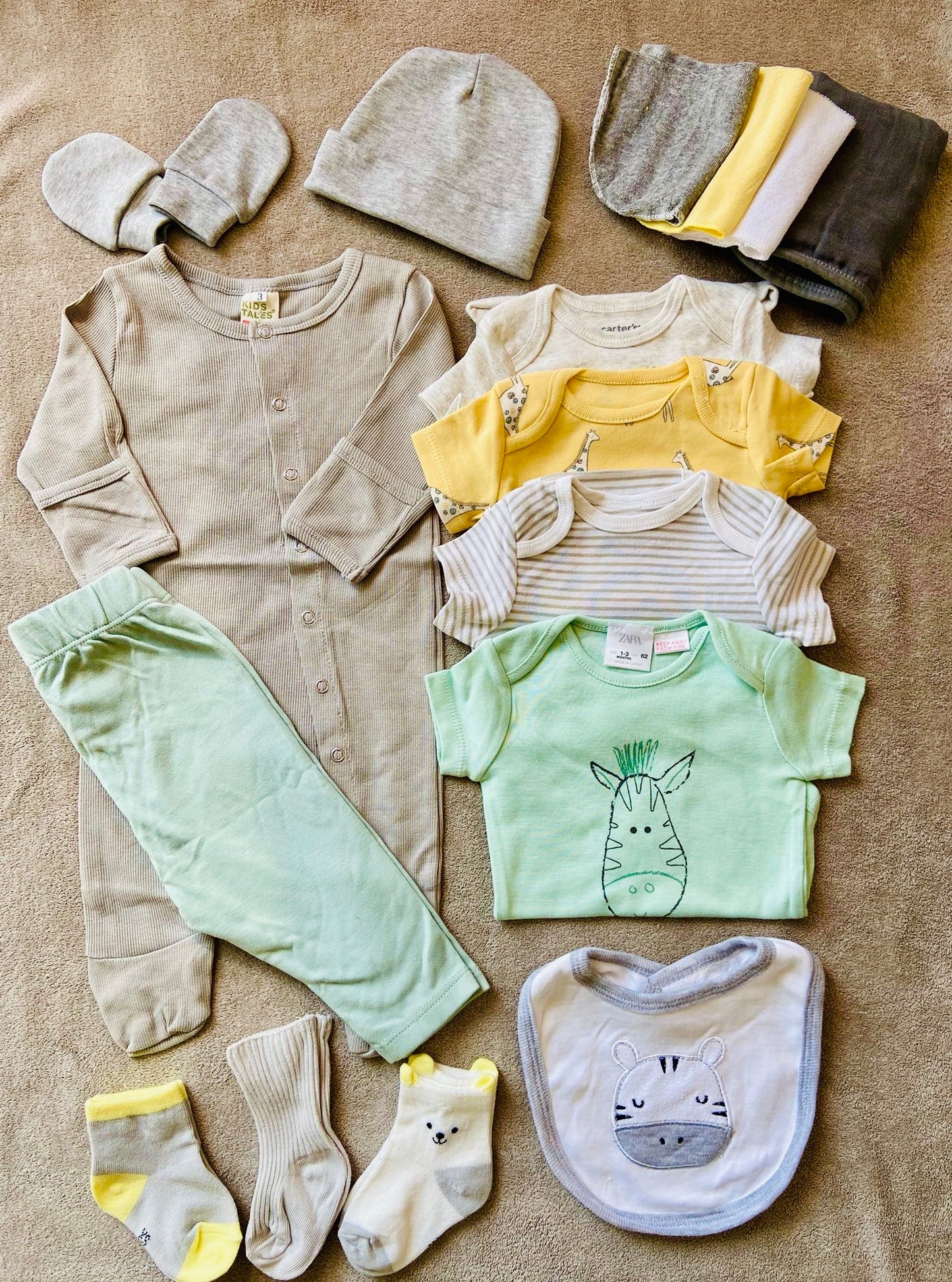 Neutral Safari Baby Bouquet