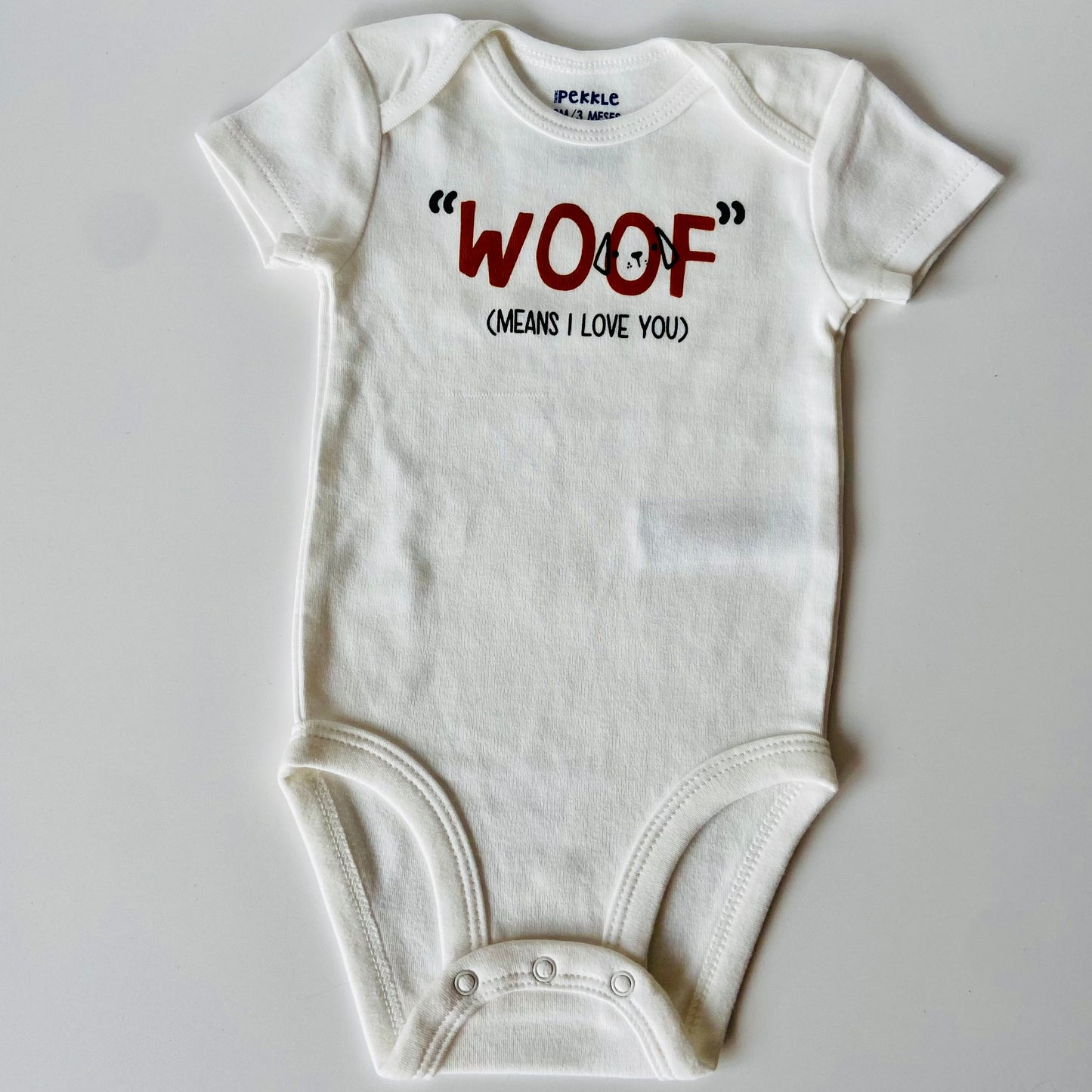WOOF (means I love you) Bodysuit