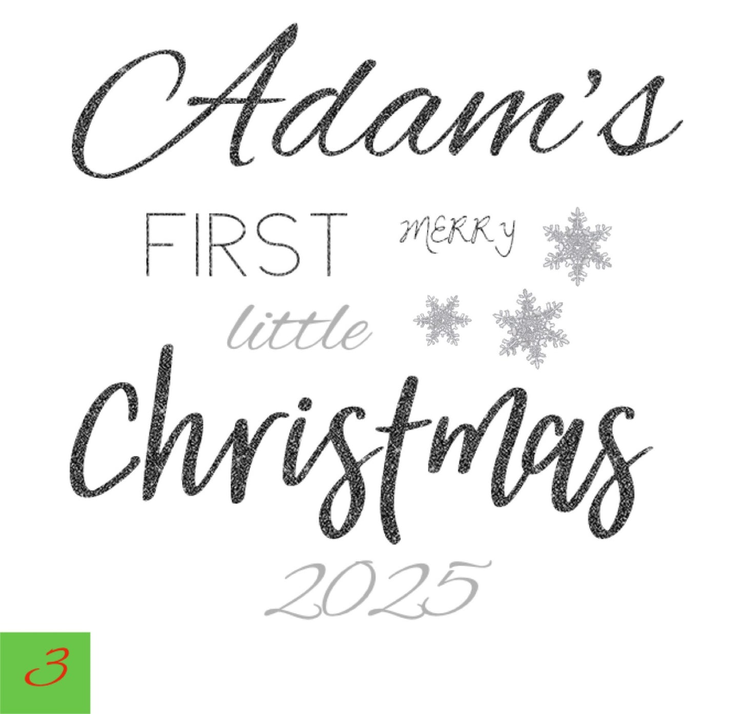 Christmas Personalised ‘My First Christmas’ Bodysuit