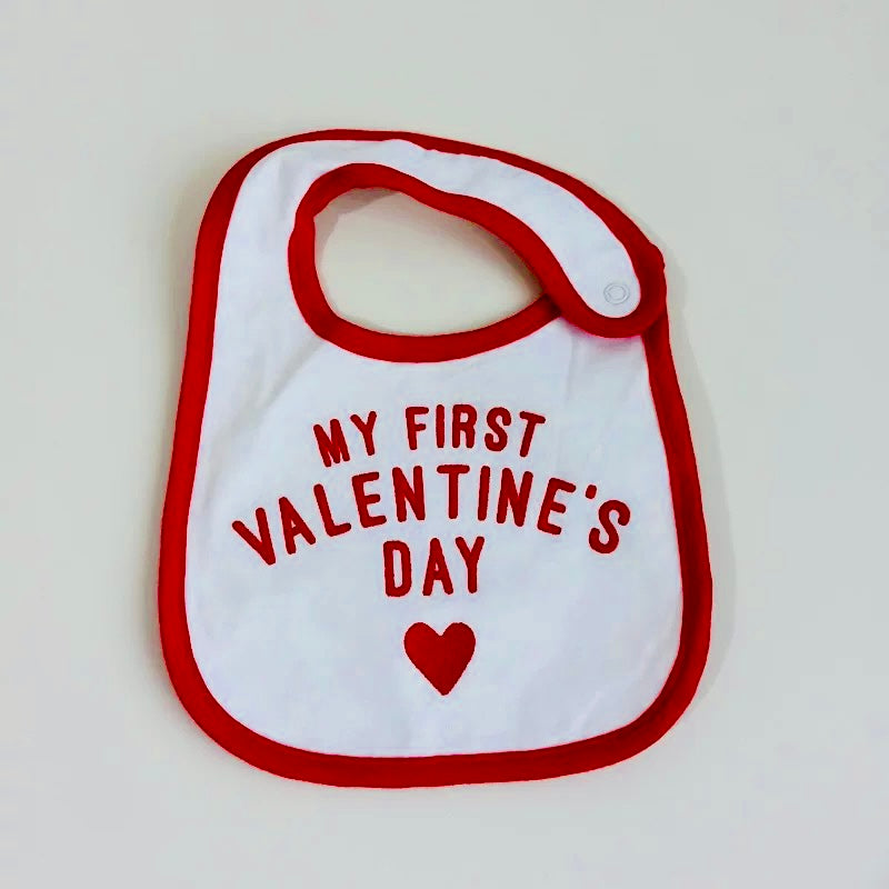 My First Valentine’s Day bib