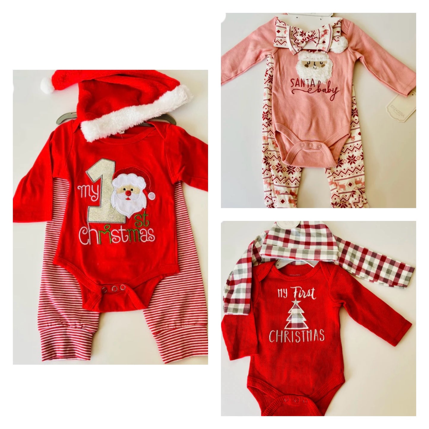 Christmas Set with Hat/Headband