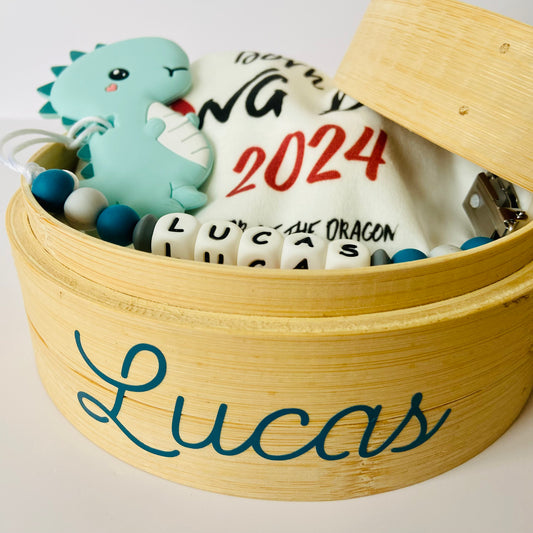 Personalised Bamboo Steamer Gift Box (box only)