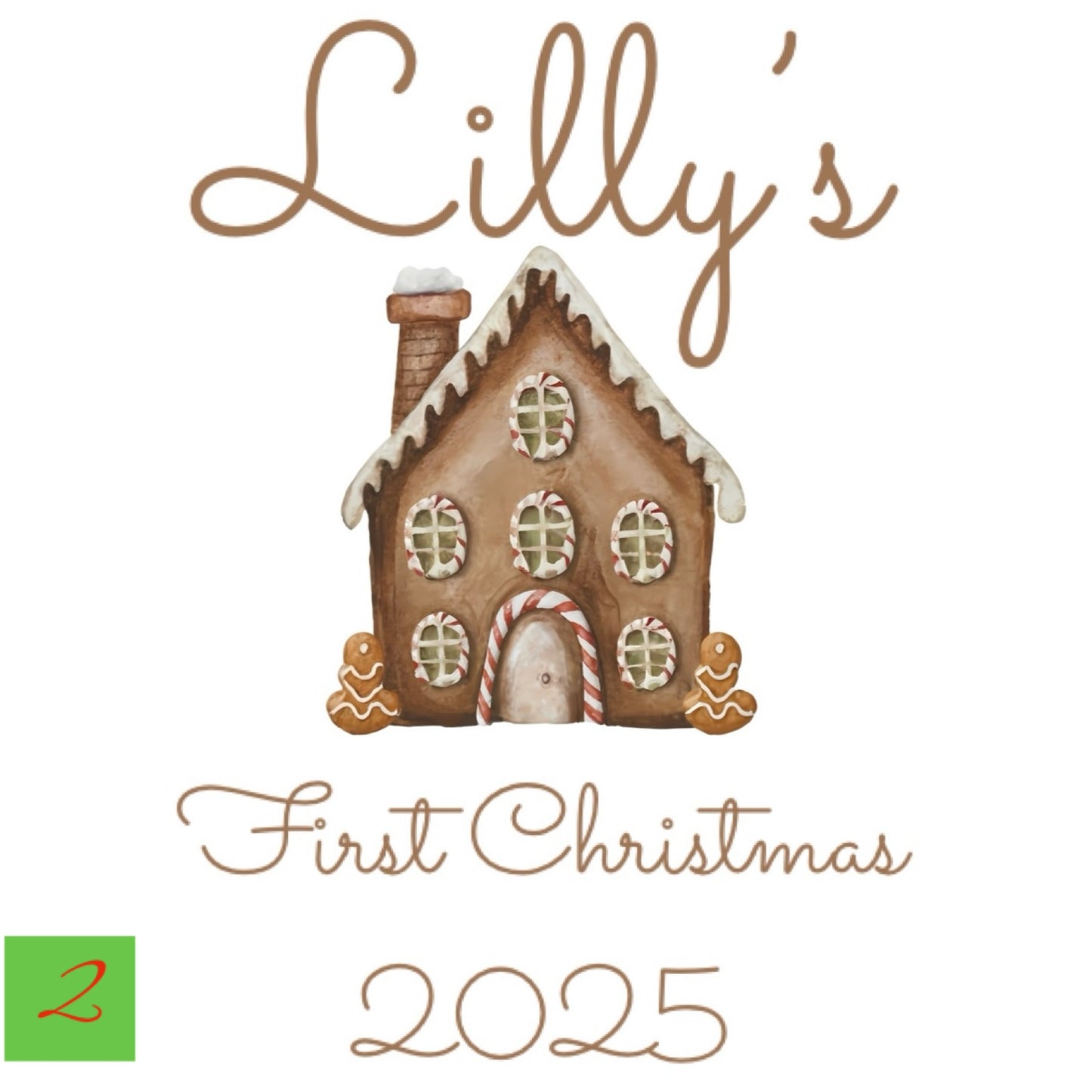 Christmas Personalised ‘My First Christmas’ Bodysuit