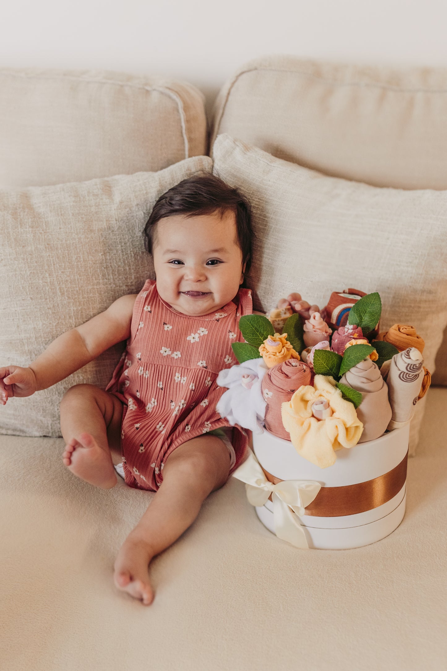 Boho Girl Baby Bouquet