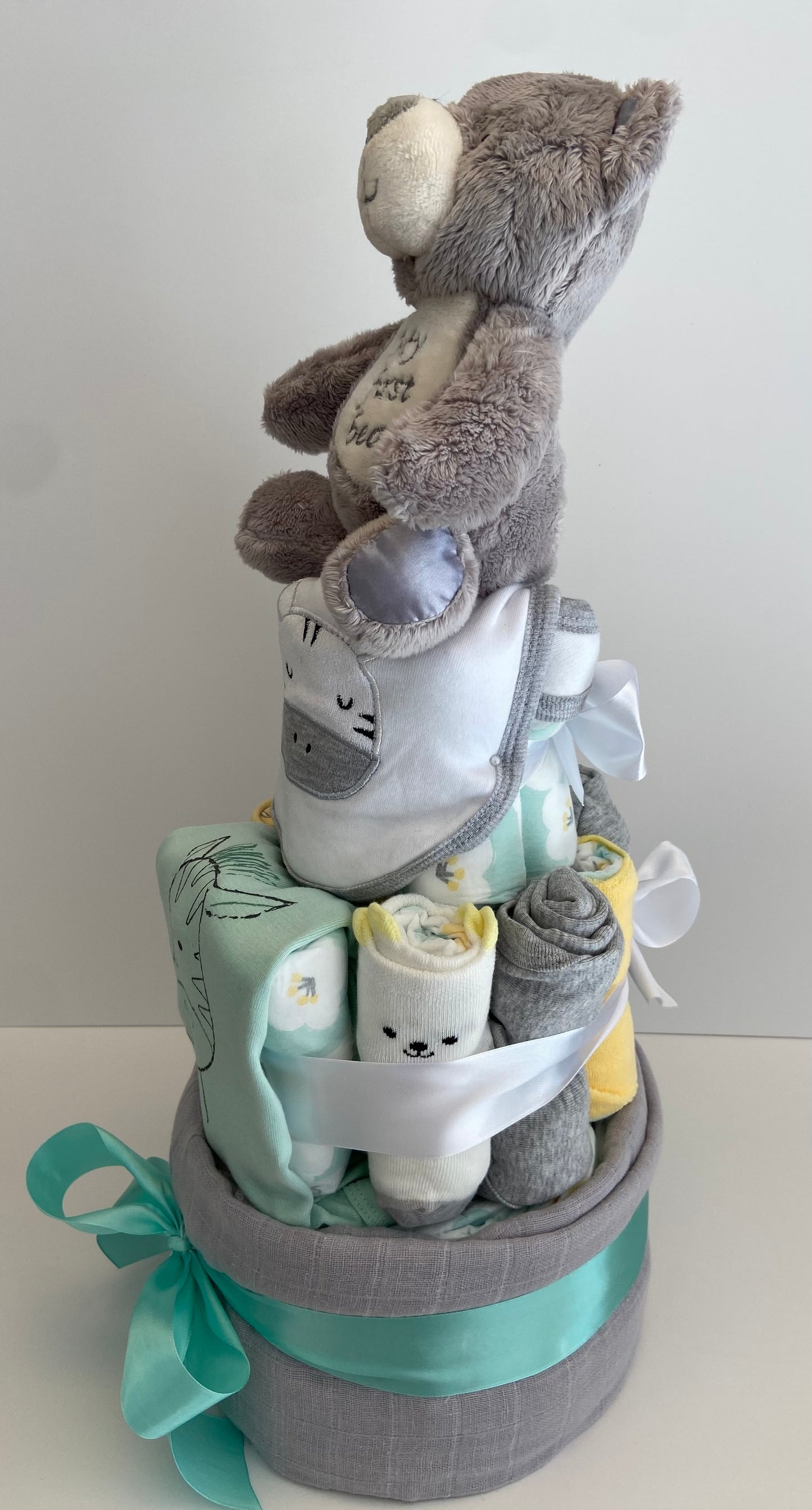 Neutral Safari Diaper Cake